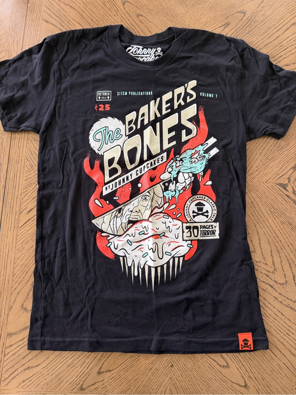RARE - Unisex Limited Edition Johnny Cupcakes “Bakers Bones” Tee